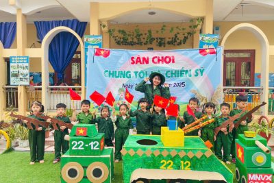 Chào mừng ngày thành lập Quân đội Nhân dân Việt Nam.
