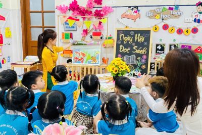 NGÀY HỘI ĐỌC SÁCH – TRƯỜNG MN VĂN XÁ